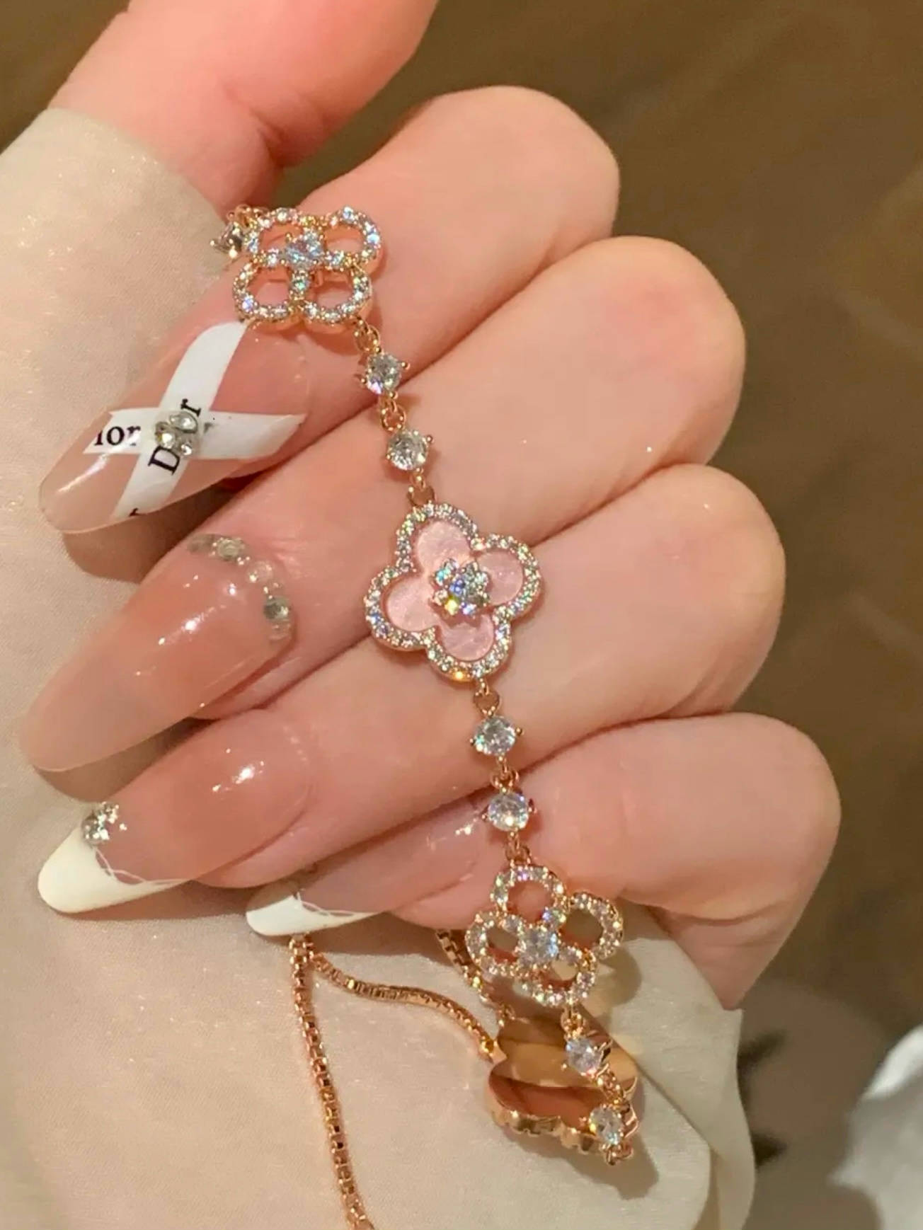 Sparkle Clover Bracelet