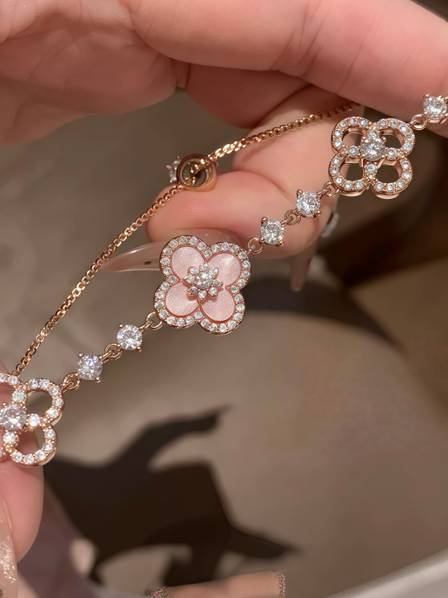 Sparkle Clover Bracelet