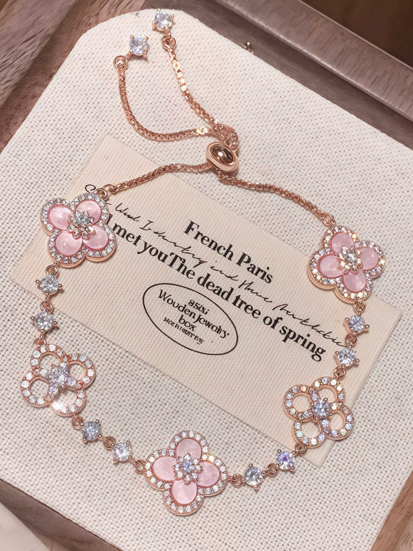 Sparkle Clover Bracelet