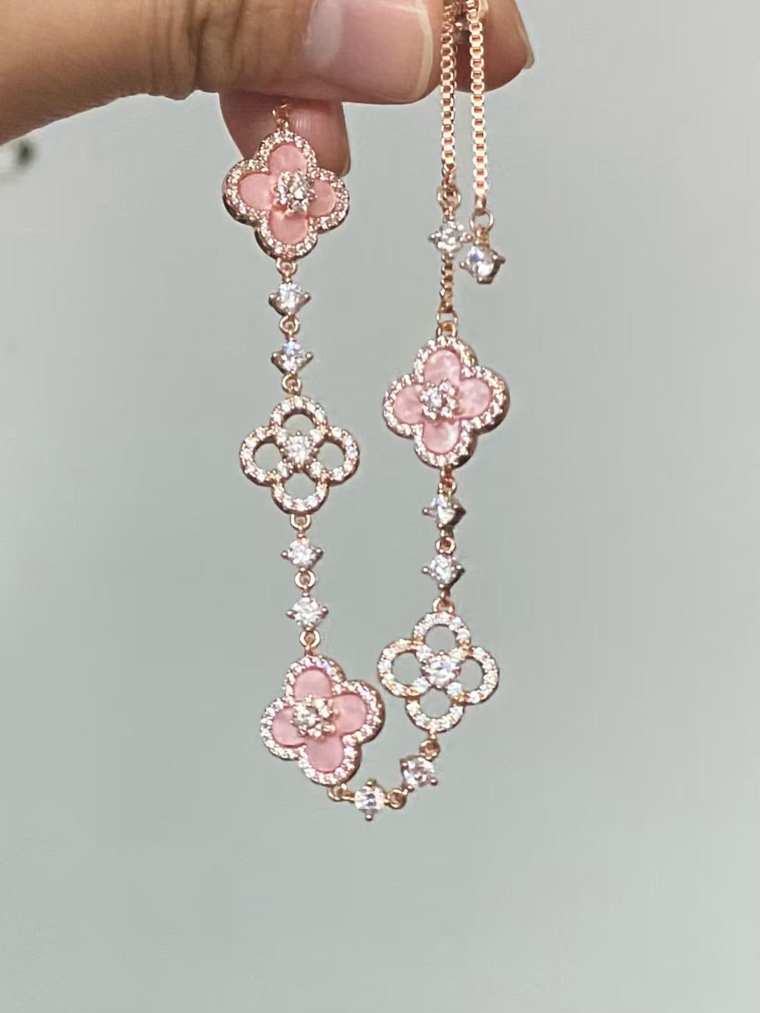 Sparkle Clover Bracelet